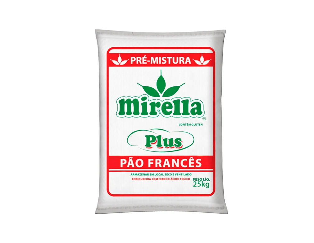 FARINHA DE TRIGO PRÃ-MISTURA MIRELLA (SC 25 KG)
